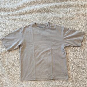 Uniqlo U Light Beige Crewneck T-Shirt